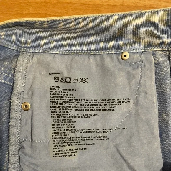 High Waisted Acid Ripped Jean Shorts - Picture 8 of 8